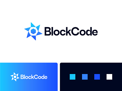 BlockCode/ Blockchain logo/ defi platform logo design/ web3 logo block blockchain logo branding chain code crypto crypto currency defi design ecommerce gradients logo designer logos saas stsrtup web3