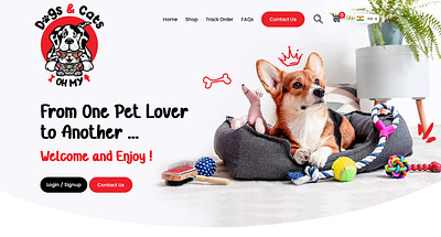 Dog Care Wordpress Website design layout ui ux website wordpres