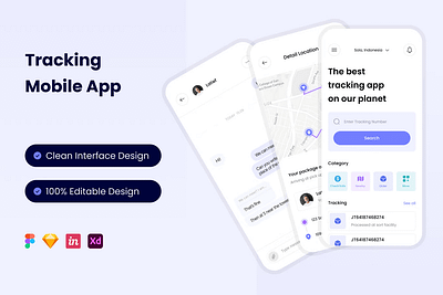 Bring your delivery tracking app to life! 🚚 3d animation branding graphic design motion graphics ui