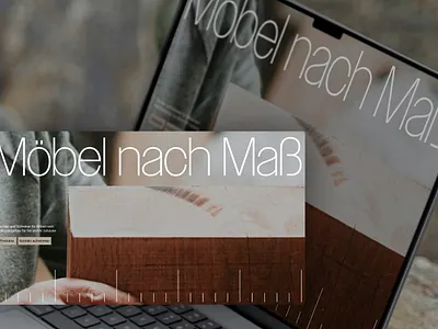 Hero Web carpenter clean furniture hero ui ux web webdesign wood wood working