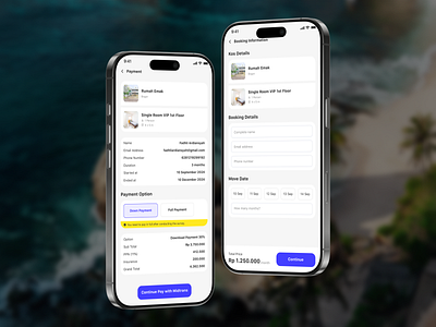 Travel Payment Page mobile app payment travel app ui design