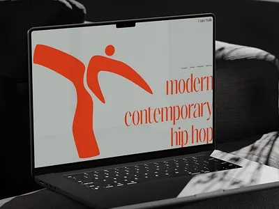 Hero Web : Dance Studio animation bold dance dance studio hero illustration minimalist ui ux web webdesign