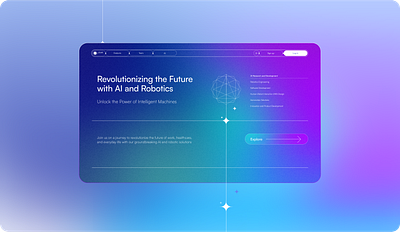 AILab branding design graphic design landing page ui web design