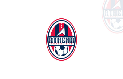 ATHENA FOOTBALL CLUB LOGO BRANDING 3d branding club logo creative creative design fiverr fiverr seller freelancer graphic design illustration jersey jersey design logo soccer logo sports design sports logo