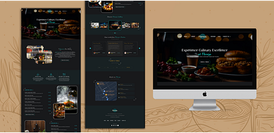 Flareza - Restaurant Responsive Animated Website animation design figma restaurants restaurants landing page ui ux web design