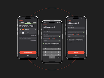Add payment method add card app check out checkout credit car design ecommerce finance interface ios mobile app payment payment method ui ux