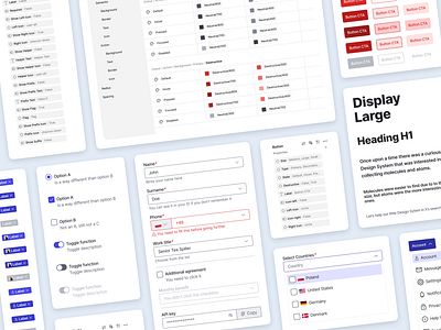 Design System android component library components design system design tokens desktop figma ios mobile product dsign ui variables web web application webdesign