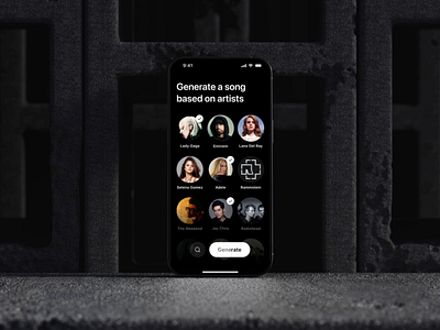 AI music app ai app cards generating ios music