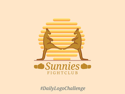 Kangaroo Logo | Sunnies | #50DaysLogoChallenge adobe design graphic design illustrator logo