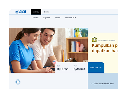 BCA - Landing page minimalist style exploration bca figma landing page ui ui design ux design