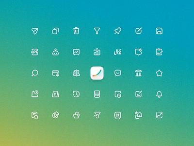 Easy Trader’s Custom Icon Family clean customicons easy trader icon icon design icondesign iconfamily icons iconset inspiration interfacedesign user interface visual identity visualdesign