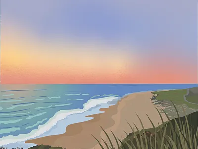 Magical Nazare, Portugal design graphic design illustration ui vector visual