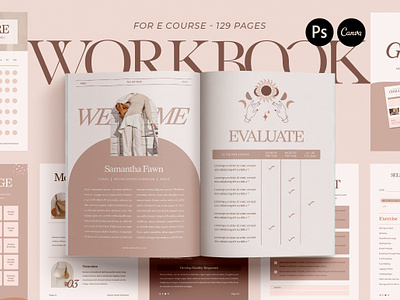 Wellness Workbook Creator | CANVA PS