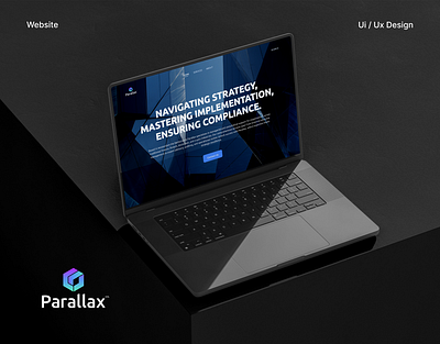 Parallax | Financial Management Website app design data visualization financial services fintech design responsive design uiux design user experience user interface web design