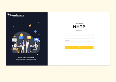 New Hire Training Playbook login branding design figma illustration login ui user interface web design