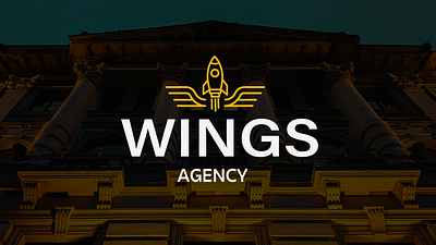 Wings-Agency Logo adobe illustrator adobe photoshop agency brand branding corporate design design graphic design identity logo logo design