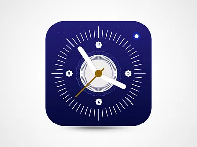 Islamic Clock App Icon arabic branding graphic design logo ui