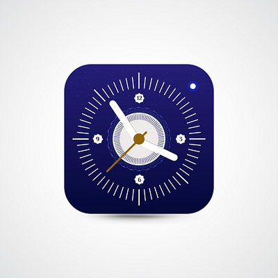 Islamic Clock App Icon arabic branding graphic design logo ui