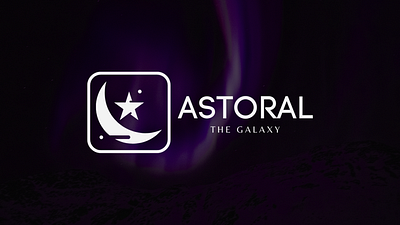 Astoral Company Logo brand branding design graphic design logo logo design minimalistic modern purple visual visual identity