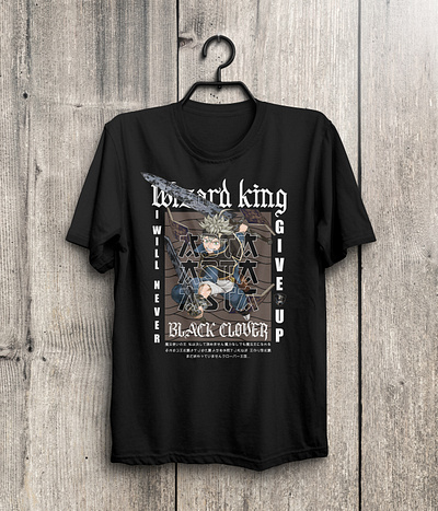 Anime T shirt (Black Clover) anime lover anime t shirt black clover cool anime t shirt etsy t shirt design nike anime t shirt t shirt t shirt design usa t shirt