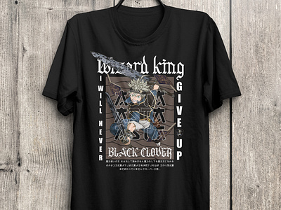 Anime T shirt (Black Clover) anime lover anime t shirt black clover cool anime t shirt etsy t shirt design nike anime t shirt t shirt t shirt design usa t shirt