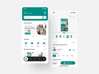 Pet Food and Accessories Mobile App UIUX Design | Figma | App UI adobe xd android app app design app designer app developer design figma hire ui ux designer insightlancer ios pet accessories app pet food app pet shop app ui ui design uiux user interface ux ux design