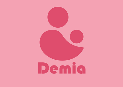 Logo for babysitting app Demia graphic design logo