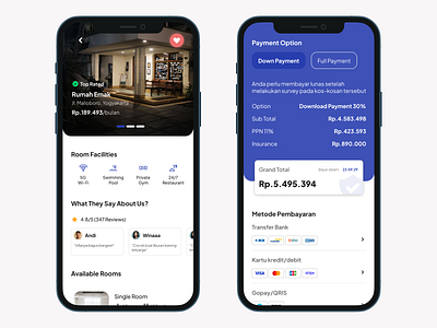 Hotel Booking & Payment Exploration booking concept design exploration hotel mobile payment travel ui