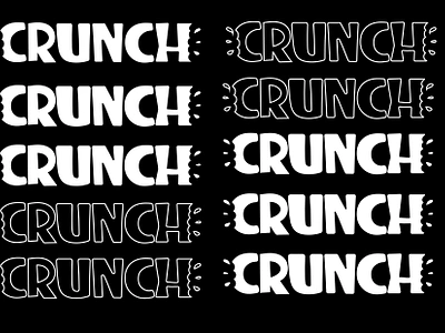 CRUNCH brand identity branding design designing food graphic design graphic designer social media ui web design