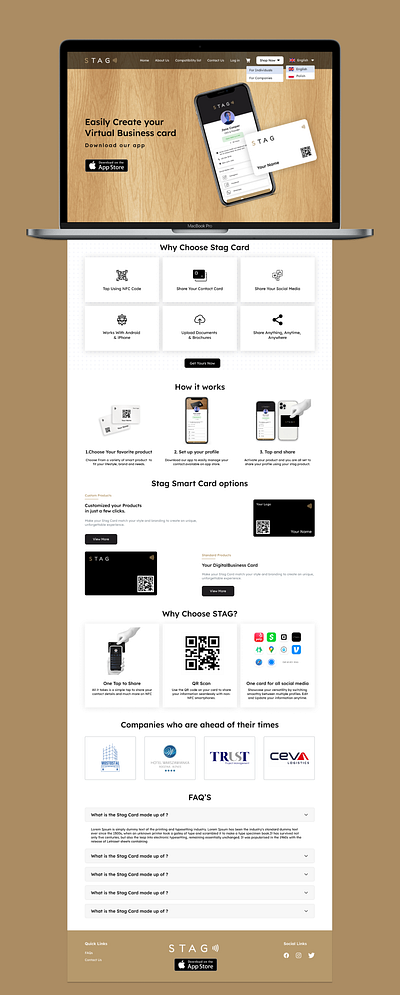 NFC Web mack ui ux website