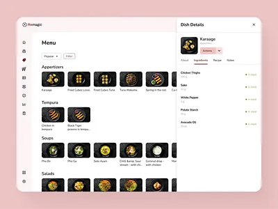 Versatile SaaS UX/UI Design for Restaurants b2b business software saas ui ui design ux ux design