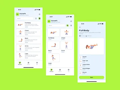 Fitness App UX/UI Design app design fitness mobile design ui ui design ux ux design