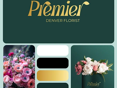 Fresh Branding for Premier Denver Florist! 🌸 adobe branding florist freelancing graphic design graphics illustrator logo photoshop premierdenvertf