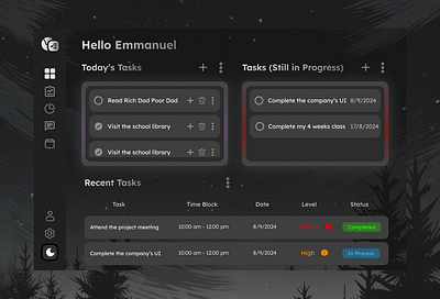 Planit UI Design ui