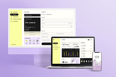 Financial System UI UX app branding design graphic design typography ui ux