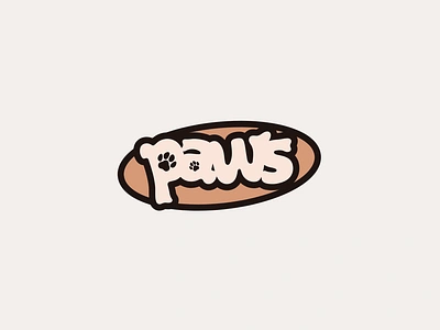 LOGO / Paws cat dog dogs logo paw paws pet pet shop pets wordmark