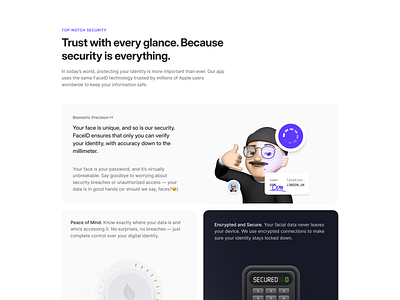 peachio / bento grid #2 app application design faceid framer identity illustration landing landingpage modern template templates ui ui design ux verification visual visuals website websites