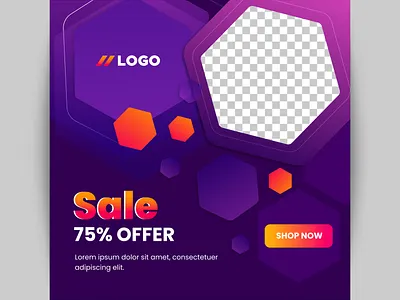 post template 3d logo motion graphics