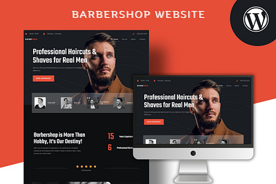 WordPress Barbershop website design barbershop website design booking website elementor pro elementor website graphic design landing page portfolio website responsive website design user website design website developer website maintenance website migration website optimization website redesign wordpress barbershop website wordpress developer wordpress development wordpress website wordpress website design