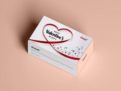 Valentines Gift box Pack Design box design gift graphic design love pa packaging print valentines vector