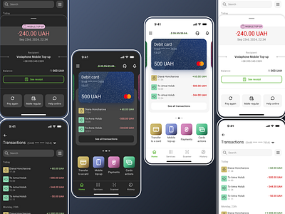 Internet Banking App UX/UI Design app design bank internet banking ios design mobile design product design ui ui design ux ux design