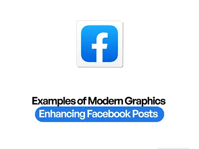 Examples of Modern Graphics Enhancing Facebook Posts branding design graphic design illustration logo