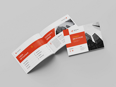 Company Brochure Template Landscape a4 agency annual report branding brochure business catalog company brochure company profile company proposal design graphic design marketing marketing proposal new proposal sheet simple