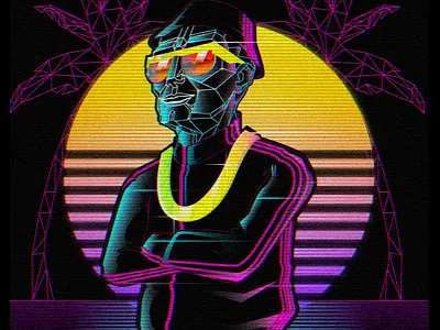 80's Baby! 80s art 80s vibe adobe illustrator art artwork character design design graphic design illustration neon rad typography vector