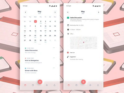 Calendar App UI Design app calendar dailyui design dribble figma image new screen shot text trend