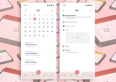 Calendar App UI Design app calendar dailyui design dribble figma image new screen shot text trend