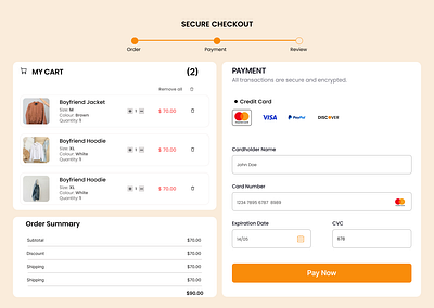 DailyUI #002 CHECKOUT CARD checkoutcard dailyui dailyuichallenge design uichallenge uiux