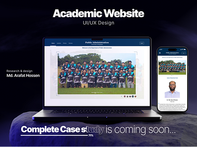 🎉 Teaser Alert: Academic Website - UI/UX Design Case Study 🎨 academic casestudy commingsoon responsive showcase teaser ui uidesign uiux uxdesign uxresearch webdesgin website