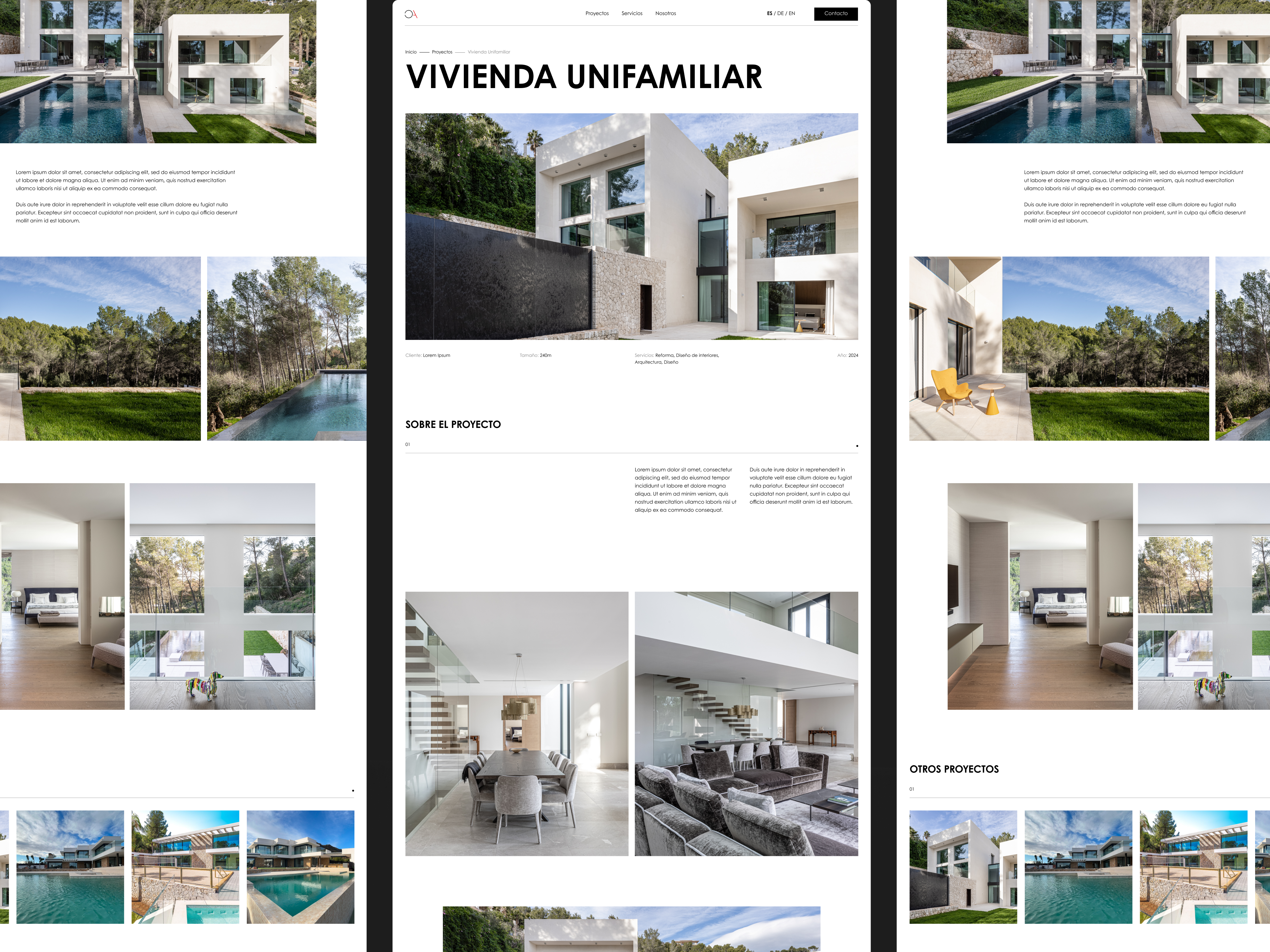 Ortolá Arquitectos – Website design elementor pro figma motion graphics web design wordpress