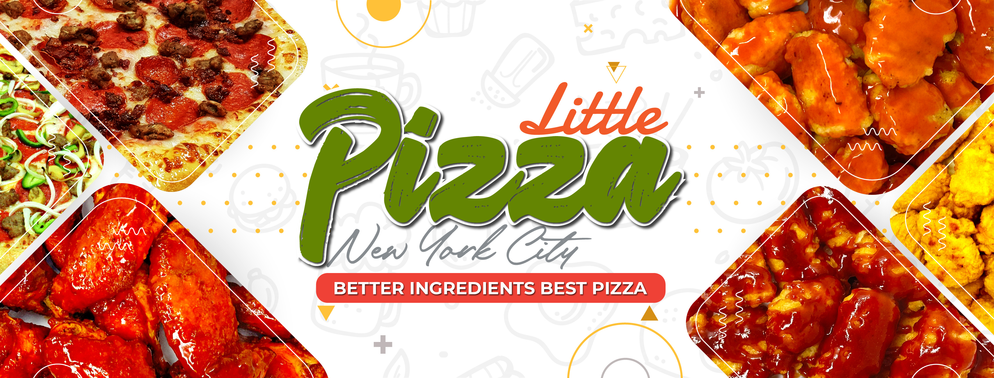 Facebook Page Cover Design banner banner design branding design facebook cover flyer designer graphic design illustration illustrator pizza shop social media design vector web banner